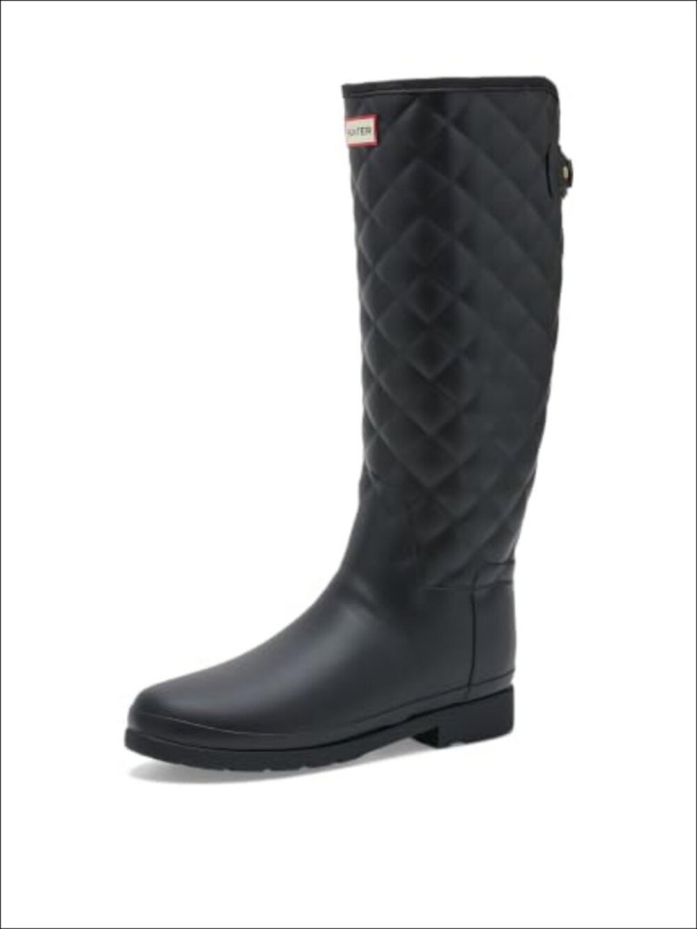 Hunter Refined Tall Quilted Waterproof Knee-High Rain Boots